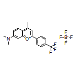 7-(Dimethylamino)-4-methyl-2-[4-(trifluoromethyl)phenyl]chromenylium Tetrafluoroborate