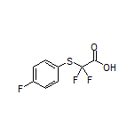 2,2-Difluoro-2-[(4-fluorophenyl)thio]acetic Acid