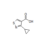 3-Cyclopropylisothiazole-4-carboxylic Acid