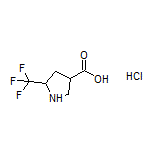 5-(Trifluoromethyl)pyrrolidine-3-carboxylic Acid Hydrochloride