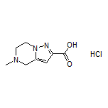 5-Methyl-4,5,6,7-tetrahydropyrazolo[1,5-a]pyrazine-2-carboxylic Acid Hydrochloride