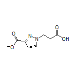 3-[3-(Methoxycarbonyl)-1-pyrazolyl]propanoic Acid