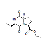 Ethyl (3R,6S,8aR)-3-Isopropyl-1,4-dioxooctahydropyrrolo[1,2-a]pyrazine-6-carboxylate