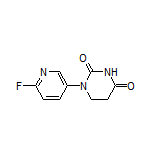 1-(6-Fluoro-3-pyridyl)dihydropyrimidine-2,4(1H,3H)-dione