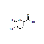 3-Hydroxy-2-oxo-2H-pyran-6-carboxylic Acid