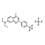 7-(Diethylamino)-4-methyl-2-[4-(trifluoromethyl)phenyl]chromenylium Tetrafluoroborate