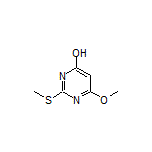 6-Methoxy-2-(methylthio)pyrimidin-4-ol