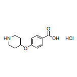 4-(4-Piperidyloxy)benzoic Acid Hydrochloride