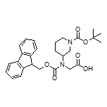 2-[(1-Boc-3-piperidyl)Fmoc-amino]acetic Acid