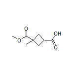 3-(Methoxycarbonyl)-3-methylcyclobutanecarboxylic Acid