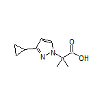 2-(3-Cyclopropyl-1-pyrazolyl)-2-methylpropanoic Acid