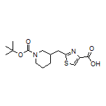 2-[(1-Boc-3-piperidyl)methyl]thiazole-4-carboxylic Acid