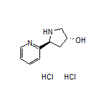 (3R,5S)-5-(2-Pyridyl)pyrrolidin-3-ol Dihydrochloride