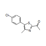 1-[5-(4-Chlorophenyl)-4-methyl-2-thiazolyl]ethanone