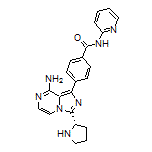 (S)-4-[8-Amino-3-(pyrrolidin-2-yl)imidazo[1,5-a]pyrazin-1-yl]-N-(2-pyridyl)benzamide