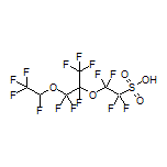 1,1,2,2-Tetrafluoro-2-[[1,1,1,2,3,3-hexafluoro-3-(1,2,2,2-tetrafluoroethoxy)-2-propyl]oxy]ethanesulfonic Acid