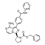 (S)-4-[8-Amino-3-(1-Cbz-pyrrolidin-2-yl)imidazo[1,5-a]pyrazin-1-yl]-N-(pyridin-2-yl)benzamide