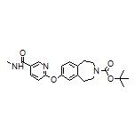 6-[(3-Boc-2,3,4,5-tetrahydro-1H-benzo[d]azepin-7-yl)oxy]-N-methylnicotinamide