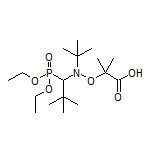 2-[[tert-Butyl[1-(diethoxyphosphoryl)-2,2-dimethylpropyl]amino]oxy]-2-methylpropanoic Acid