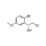 (R)-1-(2-Bromo-5-methoxyphenyl)-2-chloroethanol