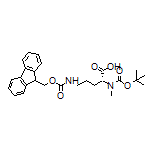 (R)-5-(Fmoc-amino)-2-[Boc-(methyl)amino]pentanoic Acid