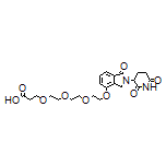 3-[2-[2-[2-[[2-(2,6-Dioxo-3-piperidyl)-1-oxo-4-isoindolinyl]oxy]ethoxy]ethoxy]ethoxy]propanoic Acid