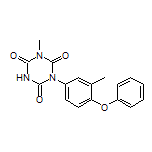 1-Methyl-3-(3-methyl-4-phenoxyphenyl)-1,3,5-triazinane-2,4,6-trione