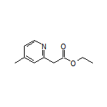 Ethyl 2-(4-Methyl-2-pyridyl)acetate