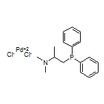 [(2-Dimethylamino)propyldiphenylphosphine]palladium(II) Dichloride