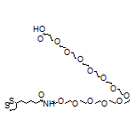 45-(1,2-Dithiolan-3-yl)-41-oxo-4,7,10,13,16,19,22,25,28,31,34,37-dodecaoxa-40-azapentatetracontan-1-oic Acid