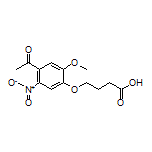 4-(4-Acetyl-2-methoxy-5-nitrophenoxy)butanoic Acid