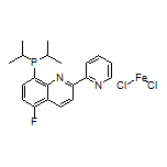 Dichloro[8-(diisopropylphosphino)-5-fluoro-2-(2-pyridyl)quinoline]iron(II)