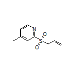 2-(Allylsulfonyl)-4-methylpyridine