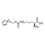 (2S)-2-Amino-6-[[(spiro[2.4]hepta-4,6-dien-1-ylmethoxy)carbonyl]amino]hexanoic Acid