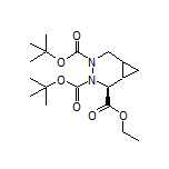 Ethyl (2S)-3,4-Di-Boc-3,4-diazabicyclo[4.1.0]heptane-2-carboxylate