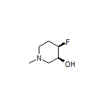 (3S,4R)-4-Fluoro-1-methylpiperidin-3-ol