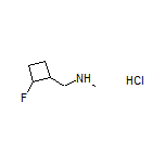 1-(2-Fluorocyclobutyl)-N-methylmethanamine Hydrochloride