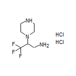 3,3,3-Trifluoro-2-(1-piperazinyl)-1-propanamine Dihydrochloride