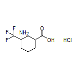 3-Amino-3-(trifluoromethyl)cyclohexanecarboxylic Acid Hydrochloride