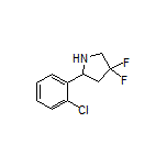 2-(2-Chlorophenyl)-4,4-difluoropyrrolidine