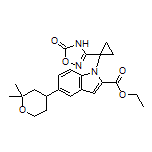 Ethyl 5-(2,2-Dimethyltetrahydro-2H-pyran-4-yl)-1-[1-(5-oxo-4,5-dihydro-1,2,4-oxadiazol-3-yl)cyclopropyl]-1H-indole-2-carboxylate