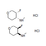 cis-3-Fluoro-N-methyltetrahydro-2H-pyran-4-amine Hydrochloride