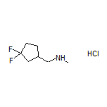 1-(3,3-Difluorocyclopentyl)-N-methylmethanamine Hydrochloride