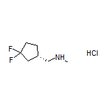 (S)-1-(3,3-Difluorocyclopentyl)-N-methylmethanamine Hydrochloride