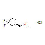 (R)-1-(3,3-Difluorocyclopentyl)-N-methylmethanamine Hydrochloride