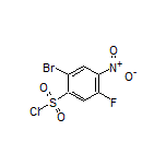 2-Bromo-5-fluoro-4-nitro-1-benzenesulfonyl Chloride