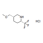 (2S,5S)-5-(Methoxymethyl)-2-(trifluoromethyl)piperidine Hydrochloride