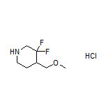 3,3-Difluoro-4-(methoxymethyl)piperidine Hydrochloride