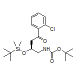 (S)-4-(Boc-amino)-3-[(tert-butyldimethylsilyl)oxy]-1-(2-chlorophenyl)butan-1-one