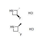 trans-3-Fluoro-2-methylazetidine Hydrochloride